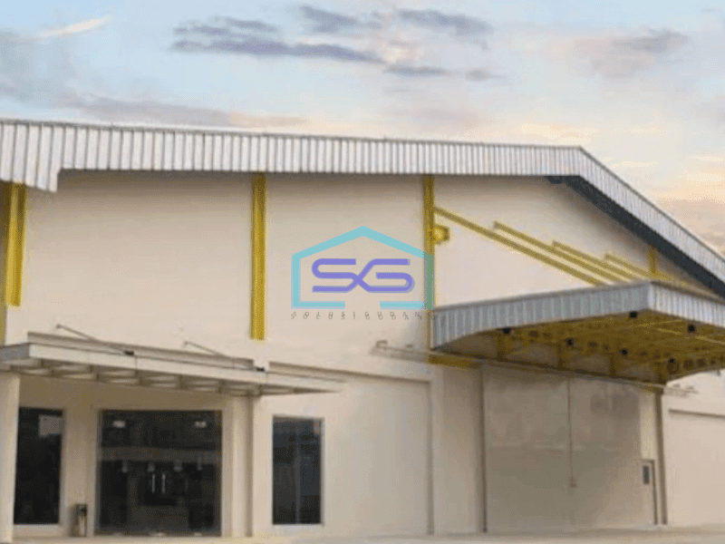 Dijual Gudang Ada Kantor Luas Bangunan 8000 m² di Panongan Tangerang