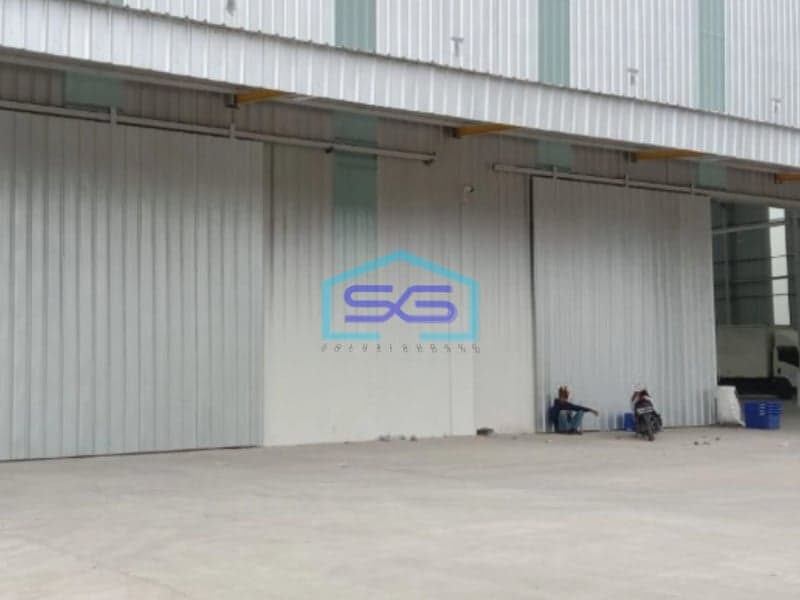 Disewakan Gudang Luas Bangunan  960 m² Lokasi Bebas Banjir di Sepatan Tangerang