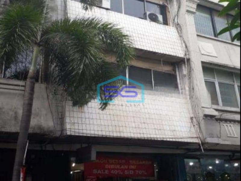 Disewakan Ruko Area Pasar Baru Jakarta Pusat LB 170m2