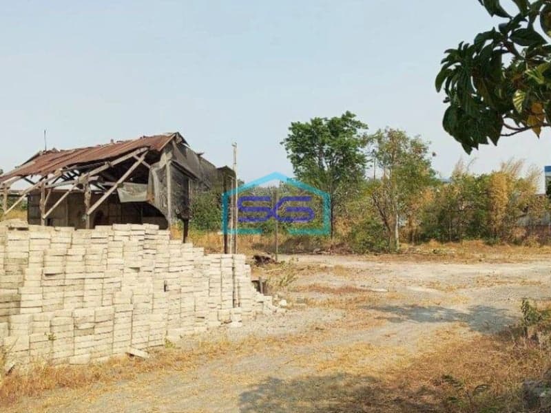 Dijual Cepat Tanah Nol Jalan Raya Driyorejo Gresik Cocok Gudang Dan Industri LT 8900m2