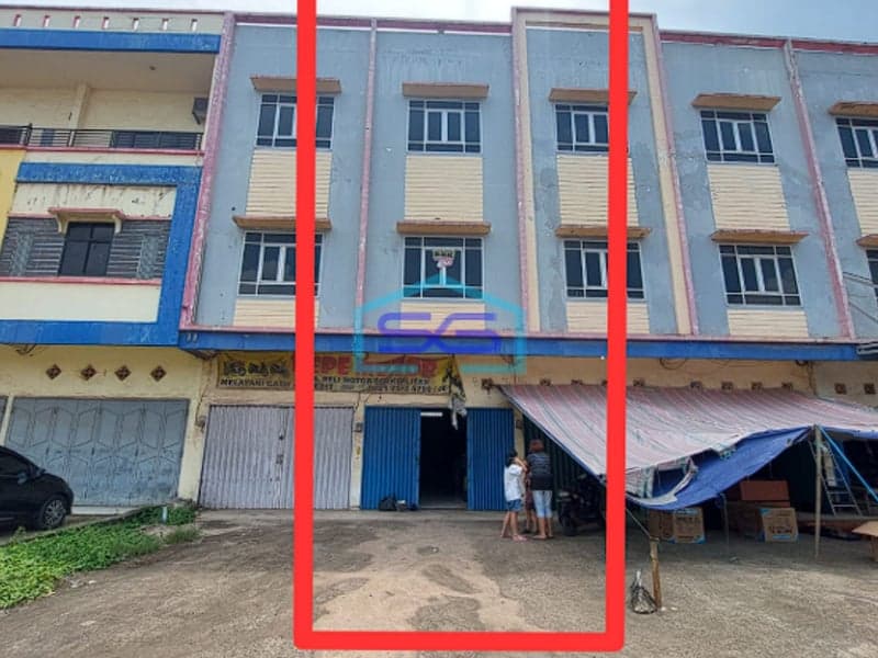 Dijual Ruko Pusat Bisnis di Lokasi Strategis 3 Lantai di Betung KM 14 Palembang LB 200m2