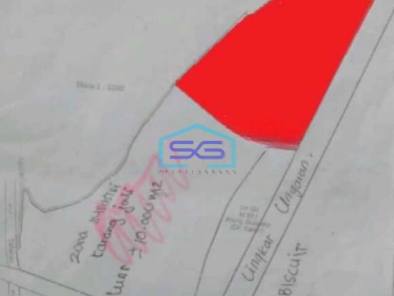 Dijual Tanah Zona Industri Lokasi di Bergas Semarang Luas 5000m2