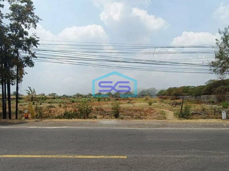 Dijual Tanah Strategis Cocok Untuk Pabrik Gudang Di Jl Raya Cerme Gresik LT 11000m2