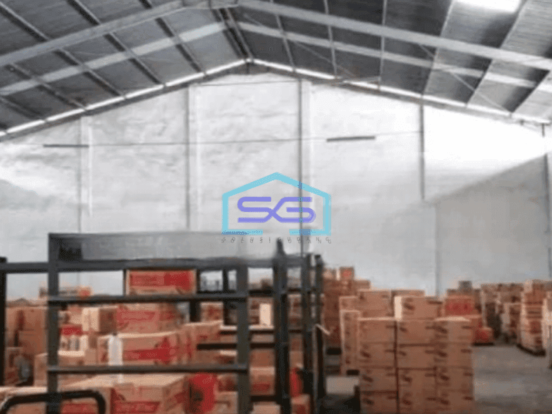 Dijual Gudang Ada Kantor Luas Bangunan  3500 m² Lokasi Margomulyo Surabaya