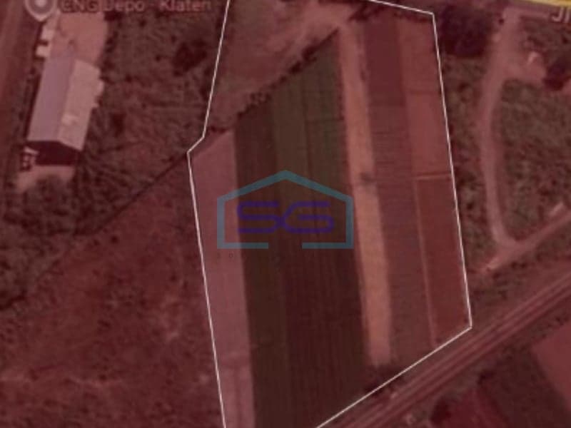 出售工业用地 战略位置 Ceper Klaten 中爪哇 2公顷