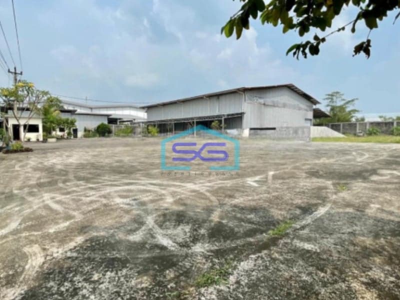 Dijual Gudang Zona Merah Hitung Tanah di Kawasan Industri Kebakkramat Sragen Karanganyar LB 1000m2