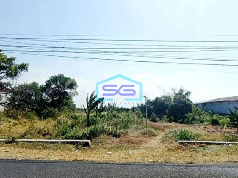 Dijual Tanah Murah Jln Raya Benjeng Gresik Akses Kontainer Cocok Untuk Pabrik Gudang Dekat Tol Surabaya LT 7000m2