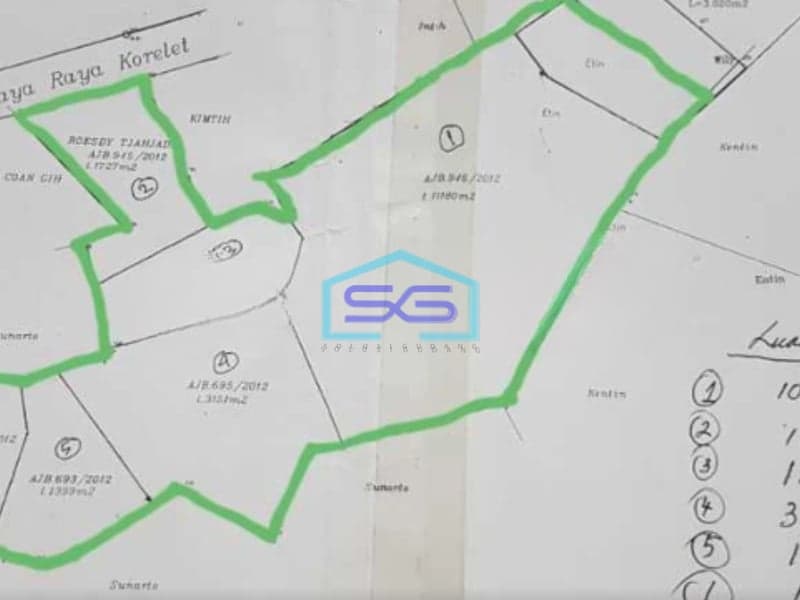 Dijual Tanah Industri Siap Pakai Di Rancaiyuh Panongan Tangerang Luas Tanah  20000 m²