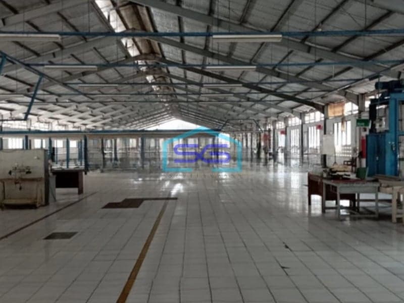 Dijual Pabrik Ex Produksi Sendal Nambo Jaya Tangerang Luas Bangunan 22.483m2