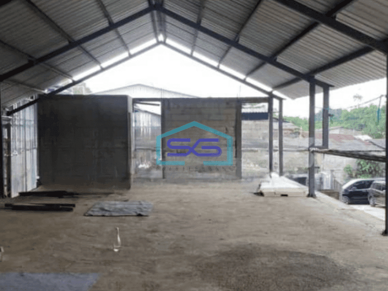 Disewakan Gudang Luas Bangunan  720 m² Akses Container 40 Feet di Legok Tangerang
