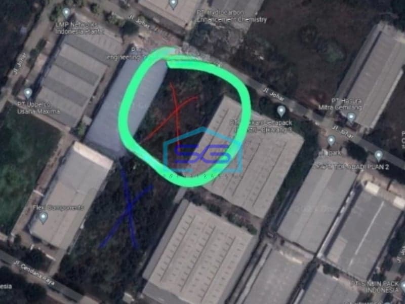 Dijual Tanah Di Kawasan Industri Deltasilicon Cikarang Bekasi Luas Tanah 5000m2