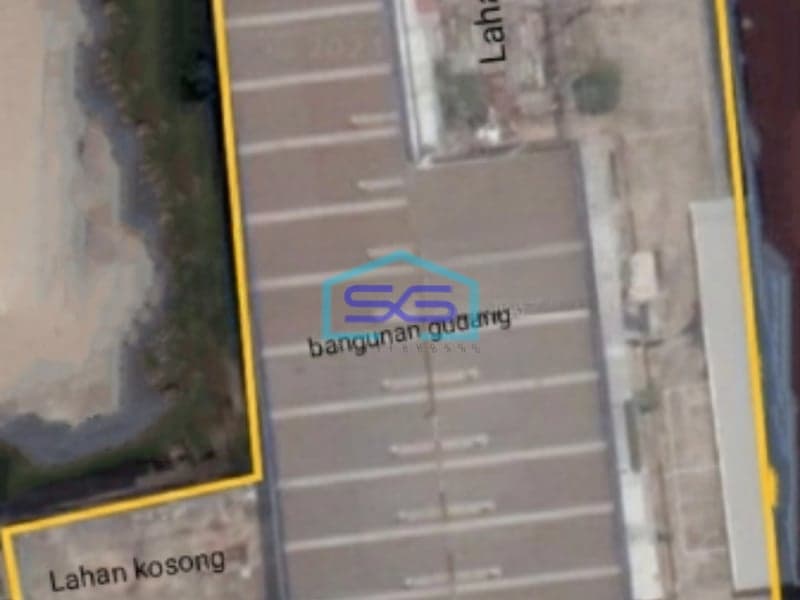 Dijual Gudang Kapuk Kamal Kayu Besar Jakarta Barat Lokasi Strategis di Jalan Besar LT 8600m2
