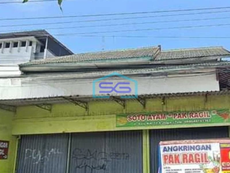 Dijual Ruko Di Jl Raya Jogja Solo, Berbah, Sleman Luas Bangunan 160 m²