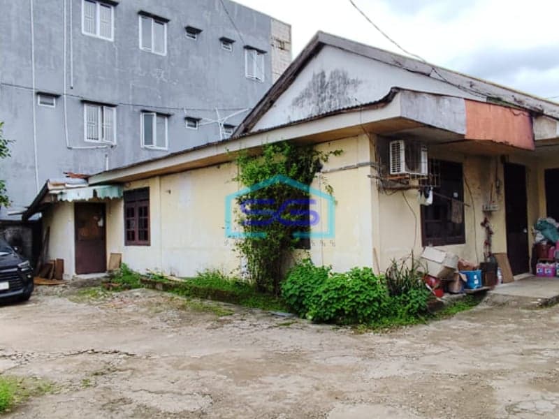 Dijual Lahan Tanah Komersil Bonus Bangunan di  Jl. Mayor Salim Batubara Sekip Palembang