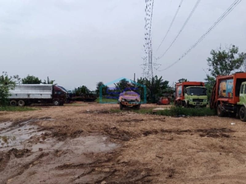 Dijual Tanah Kavling dan Rangka Gudang di Bantar Gebang Bekasi LT 26110m2