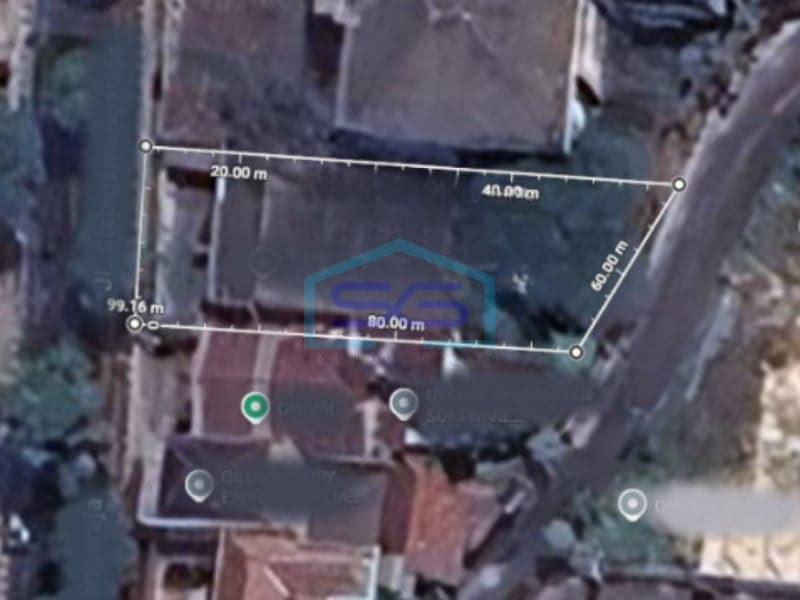Dijual Tanah Cocok Bangun Kantor Atau Usaha Brontokusuman Mergangsan Yogyakarta LT 307m2