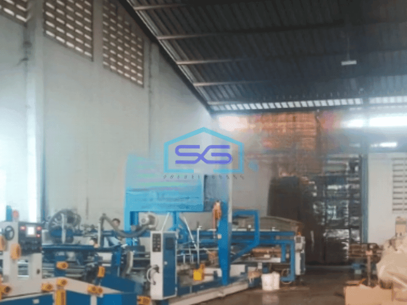 Dijual Pabrik Lokasi Bebas Banjir di Daan Mogot Jakarta Barat Luas Bangunan 25000 m²