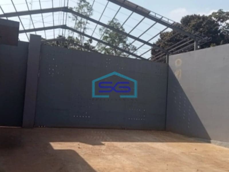 Dijual Gudang Baru Tahap Finishing Lokasi di Gunung Sindur Bogor LB 800m2