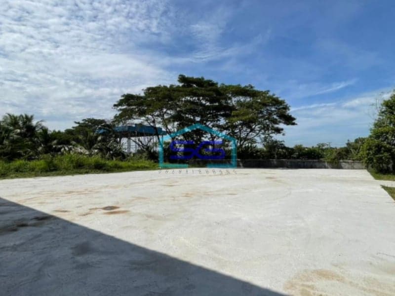 Dijual Tanah + Gudang Lokasinya di Jalan Irigasi Palembang Sumatera Selatan LT 7743m2
