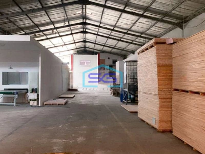 Disewakan Gudang Bandara Mas Tangerang Blok S 3 Gandeng Bentuk L 2 Lantai LB 1800m2