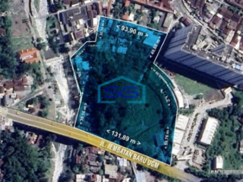 Dijual Tanah Strategis di Sleman Yogyakarta Luas Tanah 10195m2