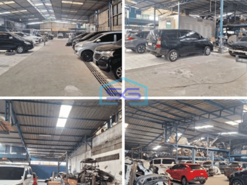 Dijual Gudang Jalan Raya Lokasi Strategis Kemayoran Luas Bangunan 2800 m²