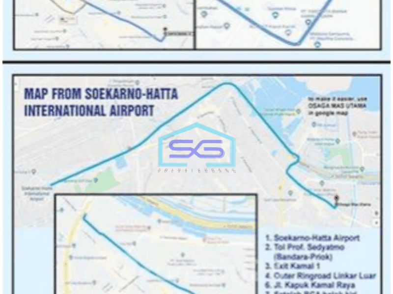 Dijual cepat gudang lokasi strategis di Kamal Muara