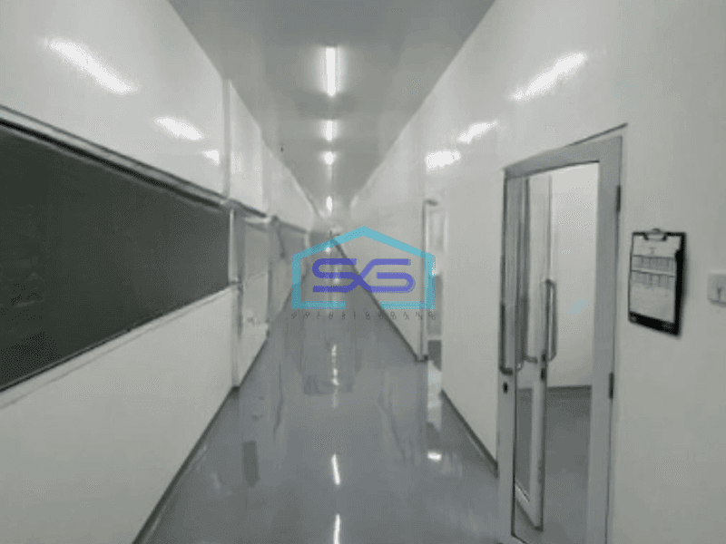 Dijual Gudang Akses Container Luas Bangunan  1100 m² di Dadap Tangerang Ada Kantor