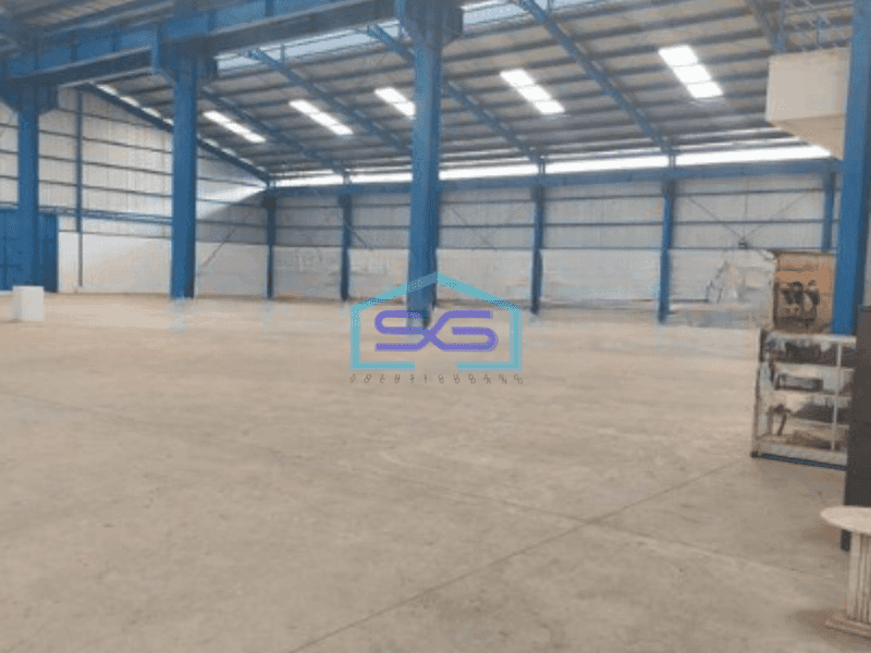 Dijual Gudang Akses Container Luas Bangunan 2070 m² di Cikupa Tangerang