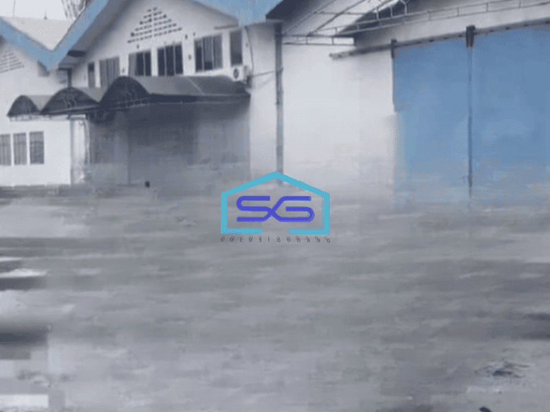 Disewakan Pabrik Luas Bangunan 10044 m² Akses Container 40 Feet di Karawaci Tangerang