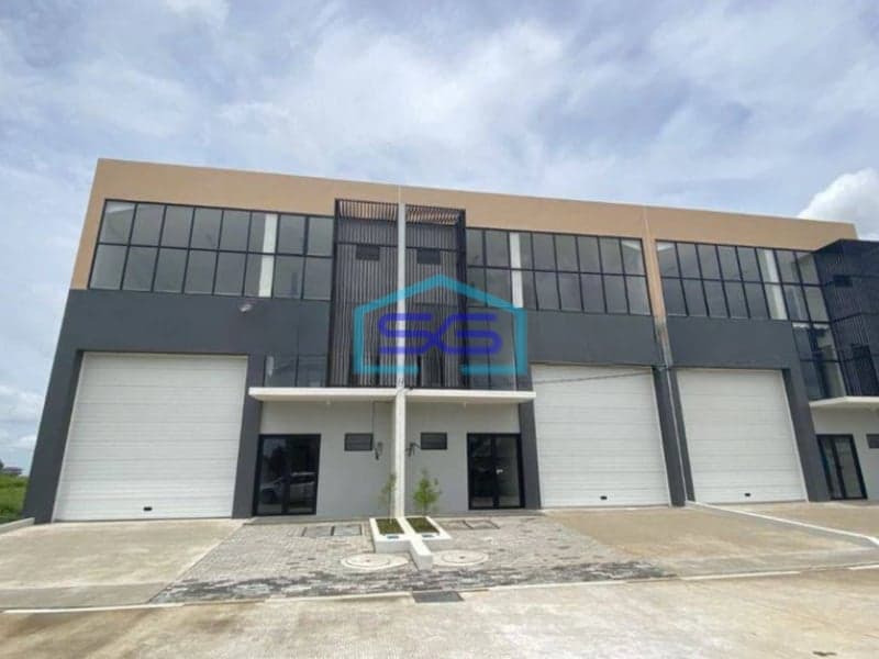 Dijual Gudang Brand New + Kantor 3 Lantai 5 Menit Bandara Soekarno Aerobizhub Jakarta Barat LB 300m2