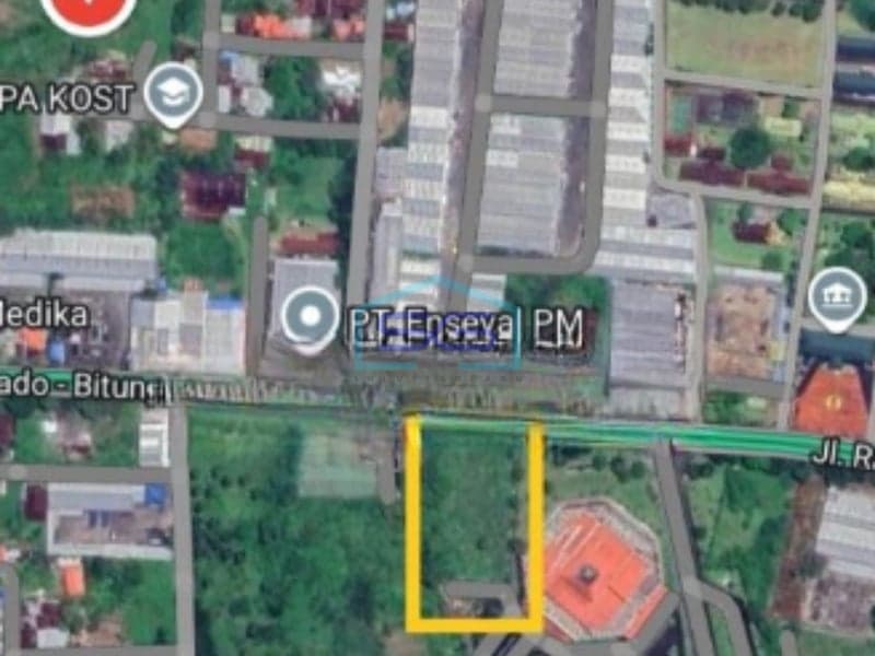 Dijual Tanah 4000m2 Di Depan Pergudangan Antropolis Maumbi Kalawat, Minahasa Utara Luas Tanah (PxL)  4000 m²