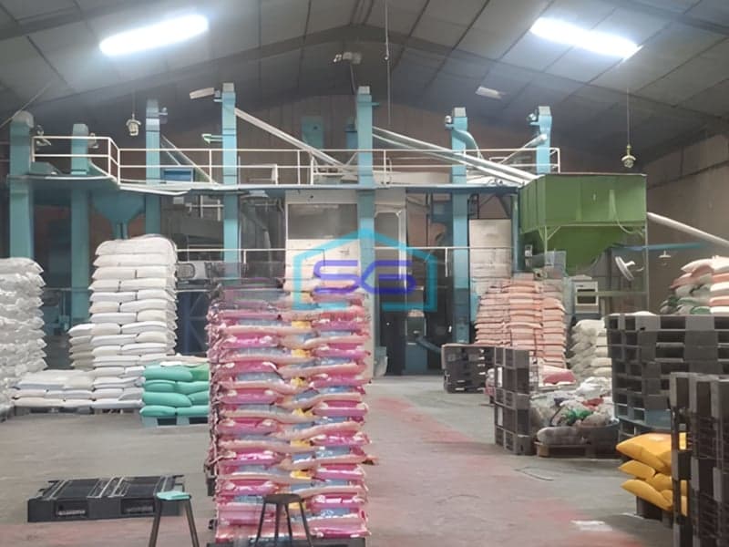 Dijual Gudang di Benowo Surabaya Ex Penggilingan Beras Luas 1000m2 Siap Huni