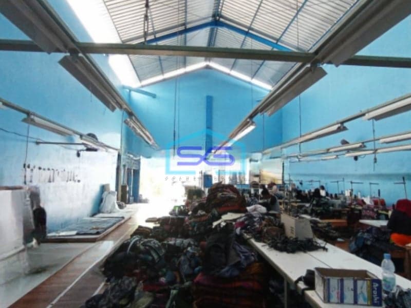 Dijual Pabrik Garmen Aktif Beserta Usaha Dijual Di Gondangrejo Solo LB 810m2
