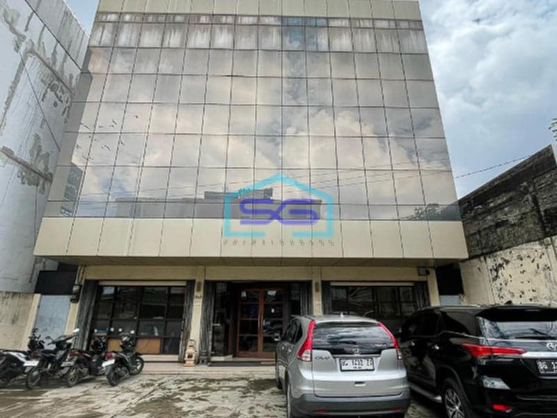 Dijual 3 Unit Ruko Gandeng + Tanah Belakang di Jalan Angkatan 66 Palembang LB 691m2