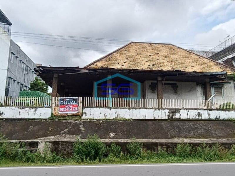 Dijual Lahan Tanah Komersil Bonus Bangunan di  Jl. Mayor Salim Batubara Sekip Palembang