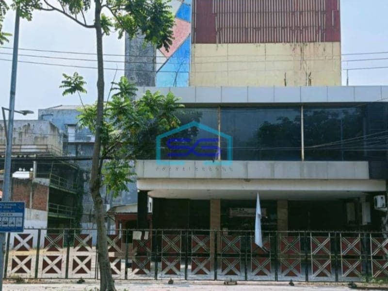 Dijual Ruko Gedung 4 Lantai Tengah Kota Jl Raya Nginden Surabaya LB 4000m2 Bebas Banjir