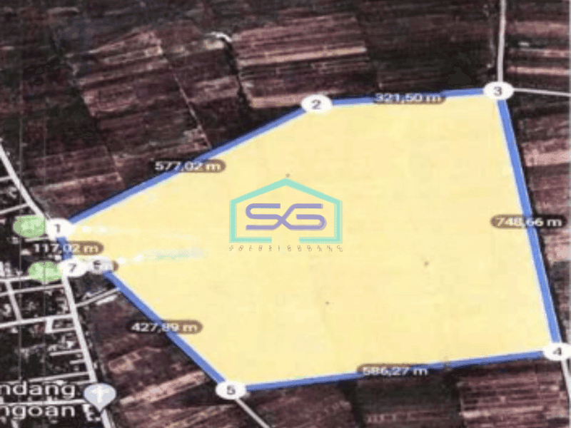 Dijual Tanah Lahan industri Sragen luas tanah 50 Ha