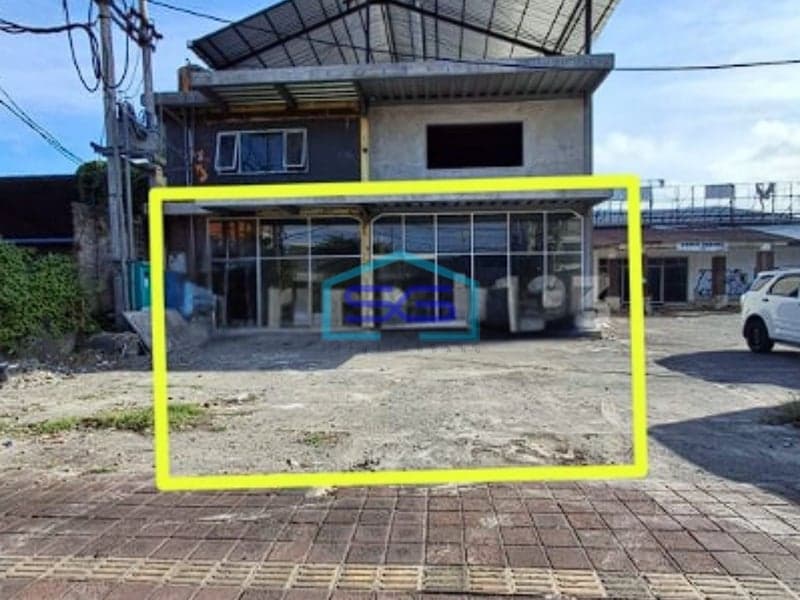 Disewakan Ruko Lebar 1 Lantai Jalan Utama Sunset Road Badung Bali LT 270m2