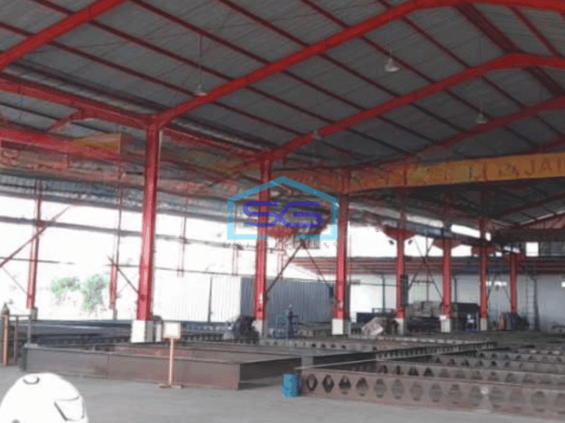 Disewakan Gudang Akses Container 40 Feet Luas Bangunan 2998 m² di Kragilan Serang