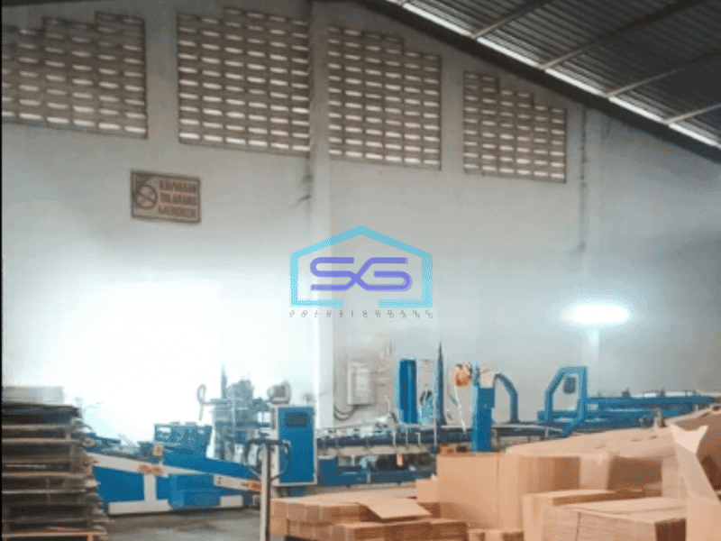 Dijual Pabrik Lokasi Bebas Banjir di Daan Mogot Jakarta Barat Luas Bangunan 25000 m²