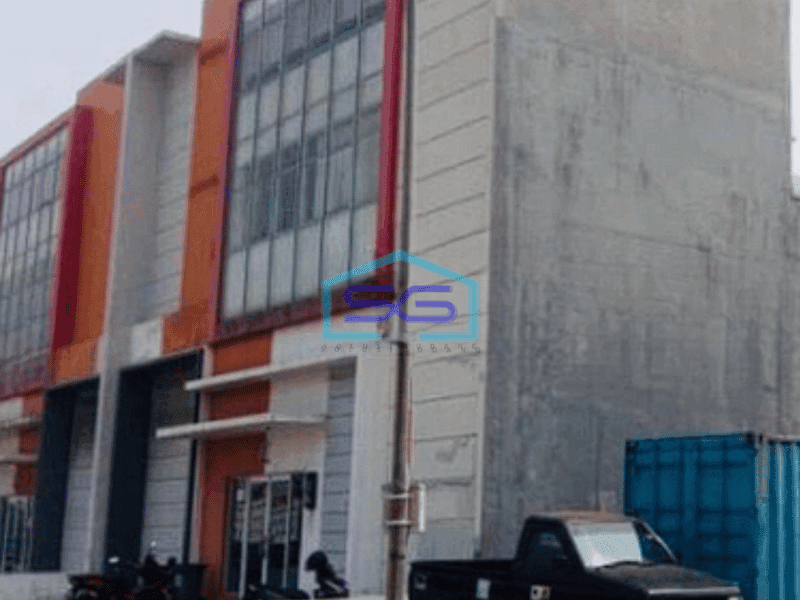 Dijual Gudang Sedayu Bizpark Cakung Jakarta Timur Hoek Corner Kantor 3 Lantai LB 630m2