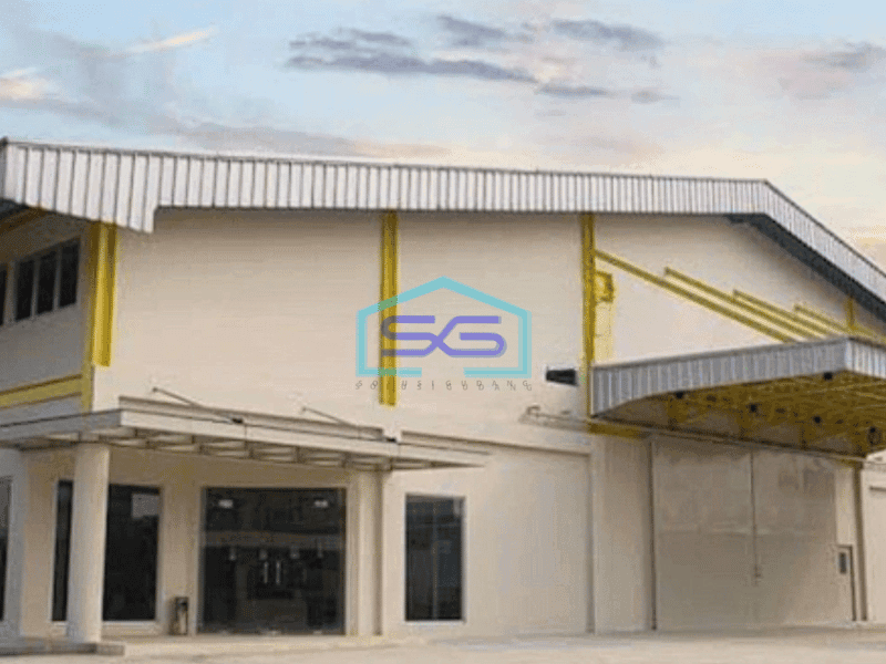 Dijual Bangunan Eks Pabrik/ Gudang Di Exit Tol Balaraja Timur Tangerang LT 2 Ha