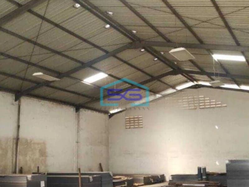 Dijual Gudang Ada Office Siap Pakai 2 Lantai di Bandara Mas Tangerang LT 560m2