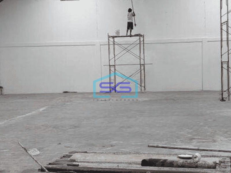 Disewa Gudang Luas 1.600m Murah Akses Container 40ft Di Kavling DPR