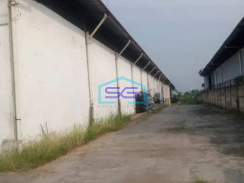 Dijual Tanah Dan Bangunan Gudang Di Jalan Raya Cikande Rangkas Bitung Banten LT 29207m2