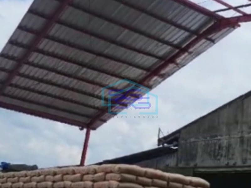 Dijual Gudang Masuk Container 40 Feet Kawasan Pergudangan di Sawangan Depok LT 2000m2