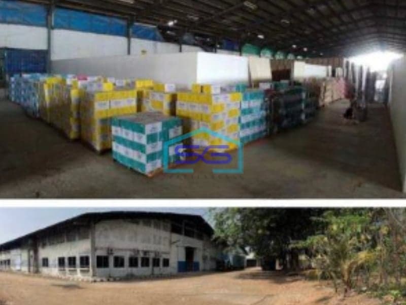 Disewakan Pabrik Gudang Tangerang Kota Luas Tanah 2,2 hektar Strategis Dekat Jalan Tol