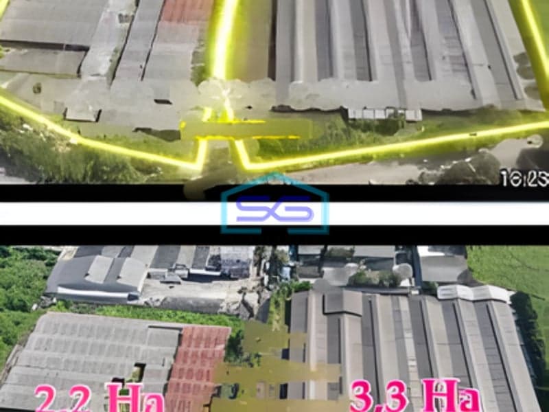 Dijual Gudang di Jalan Raya Serang Cikupa Tangerang LT 33000m2