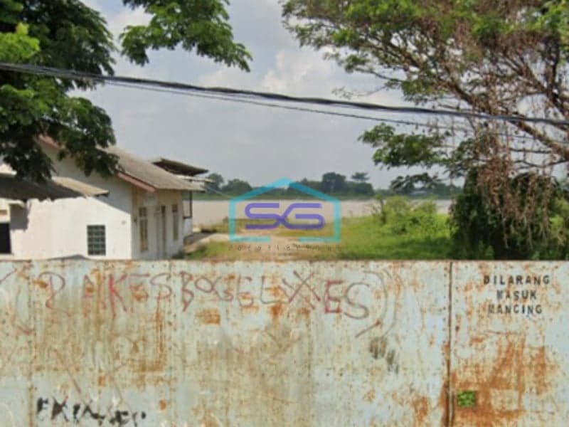 Disewakan Tanah Dermaga Siap Guna Jalan Lettu Karim dekat Alquran Akbar Gandus Palembang